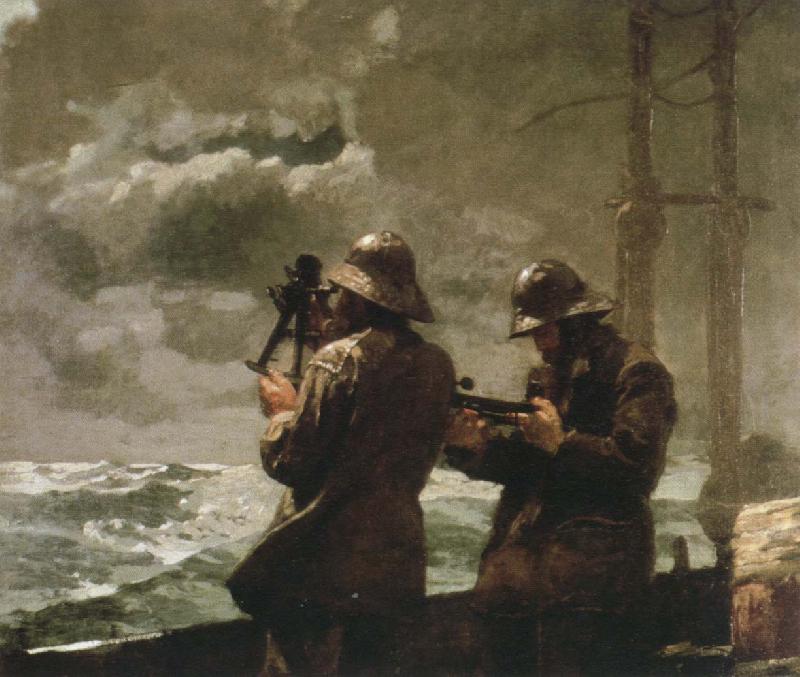 Winslow Homer eight bells oil painting picture